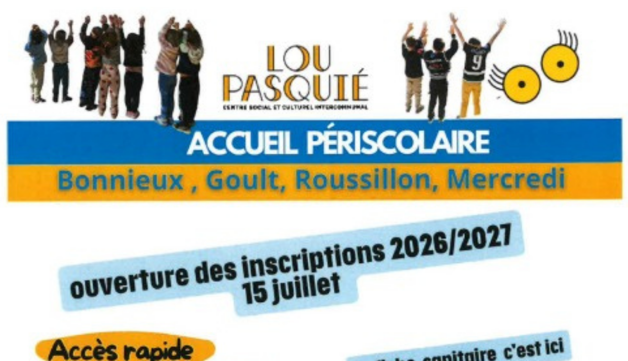 Inscriptions Périscolaire